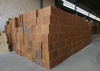 Çimento Ocağı için Mullite Silika Refrakter Tuğlalar Boksit Chamotte Malzeme Kahverengi