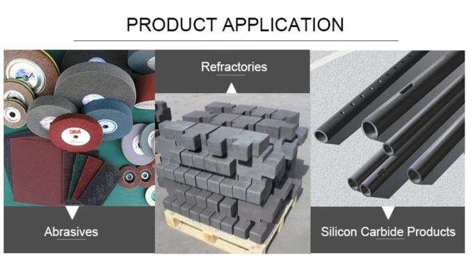 Ateşli Sic Tozu %99 Saflık Karborundum Çakıl Silikon Karbid Sıvıcı Tozu 2