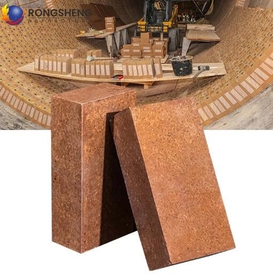 Temel Açık Çömlek Fırını Magnezit Tuğla 95% Mgo Erimiş Ve Sinterlenmiş Magnezyum Tuğla