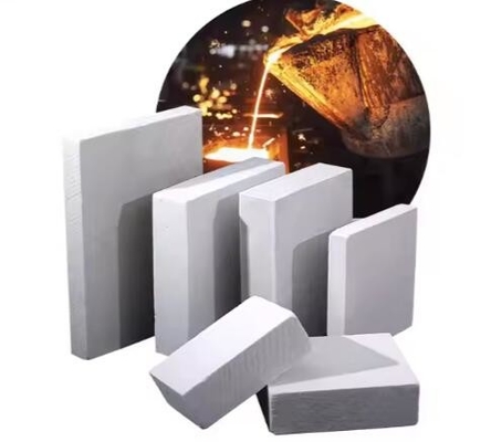 Fırın kaplama fırın alüminyum silikat ısıya dayanıklı tahta 20mm 50mm 1430 derece seramik lif inorganik yalıtım tahtaları