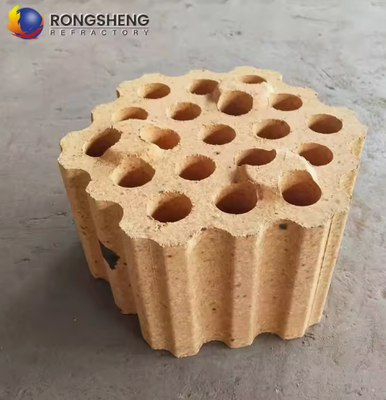 Industrial Refractory Checker Brick High Alumina Silica Checker Bricks For Hot Blast Stove And Regenerative Furnace