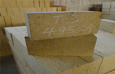 Cam / Çimento Döner Fırın için Yüksek Sıcaklık Yalıtım Yüksek Alümina Refrakter Tuğla