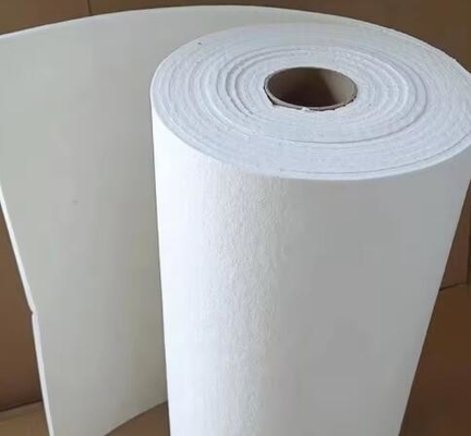 Isı İzolasyonu 1260c 1400c Refractory Sealing Strip Seramik Elyaf Kağıdı 3mm