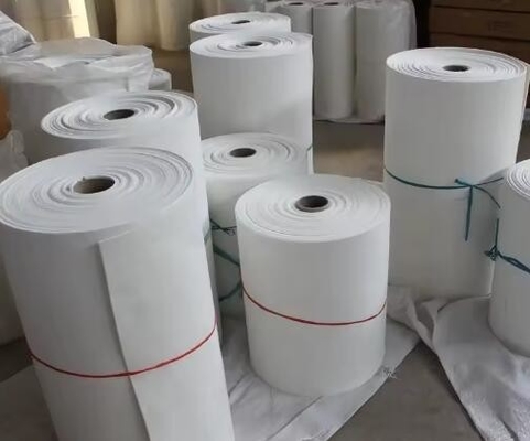 Isı İzolasyonu 1260c 1400c Refractory Sealing Strip Seramik Elyaf Kağıdı 3mm