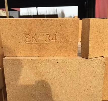 Yüksek Sıcaklık Sk34 Sk36 Sk38 Sk40 Yüksek Alüminyum Ateşli Tuğla Fırın Ve Fırın Alüminyum Ateş Tuğla