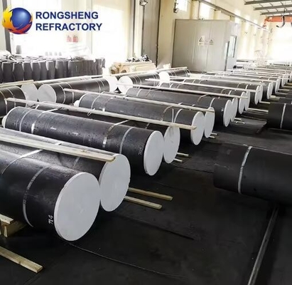 75mm-700mm Karbon Elektrot Blok Grafit Elektrot Uhp Yay Fırınları İçin