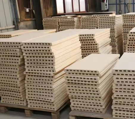 Seramik Çömlek Mobilyaları Cordierite Mullite Destek Plakası Refractory Çömlek Rafı Cordierite Mullite Taşları Tünel Çömlekleri İçin