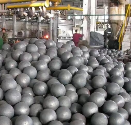 15mm 120mm Yüksek Chrome Alaşım döküm topu madencilik ve çimento tesisi için media topu öğütme