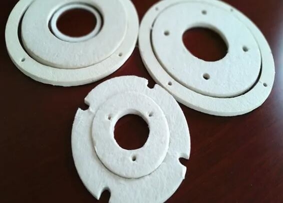 Seramik Fiber Kağıt Biyo çözünür ısıya dayanıklı Fiber Gasket 1430C Seramik Fiber Gasket Isıtma Malzemeleri