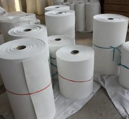 Fabrika Tedarikleri 2mm 10mm Refractory Material Keramik Elyaf Yün Paketi 1260c Izolasyon Termal Keramik Elyaf Kağıdı
