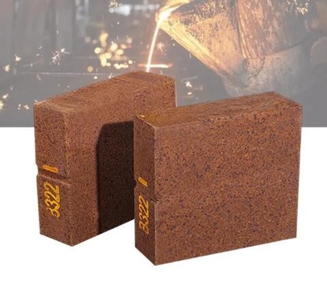 Yüksek Güçlü Magnezyum Ferro Spinel Ateş Tuğlaları Cement Endüstrisi İçin Magnezyum-Hersinit Ateş İndirici Spinel Tuğlaları