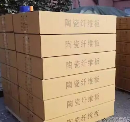 1800C Yüksek Alüminyum Zirkonyum Seramik Elyaf Tablosu 20mm 50mm Seramik Elyaf