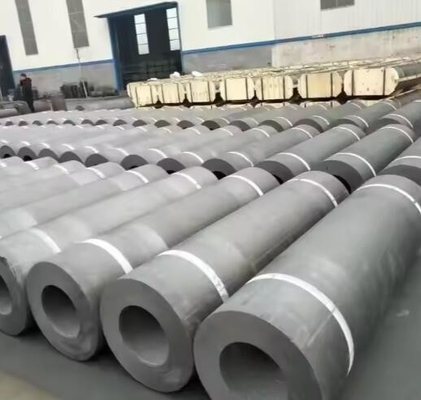 Uhp Hp Rp Karbon Grafit Elektrodu LF ve Elektrik Yay Fırını Grafit Elektrodu İçin