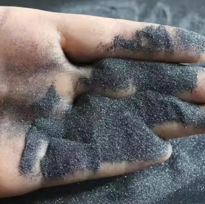Yüksek Sıcaklık Katılıklı Toplu Silikon Karbid Siyah 98% SiC Silikon Karbid Tozu 200 Grit 400 Grit