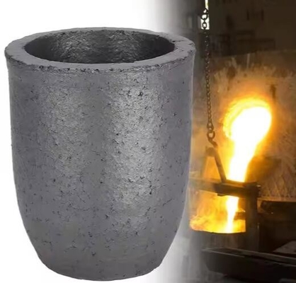 İndüksiyon Erime Fırını Sic Saggar Silikon Karbid Grafit Erime Bakır Alüminyum Altın