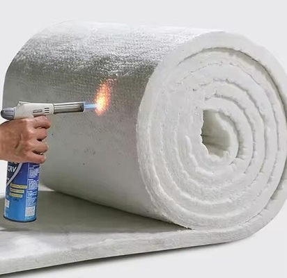 6-50mm Kaowool Fiber Battaniye Sıcaklığa dayanıklı yalıtım 1430 Keramik Fiber Battaniye Fırın kaplama için