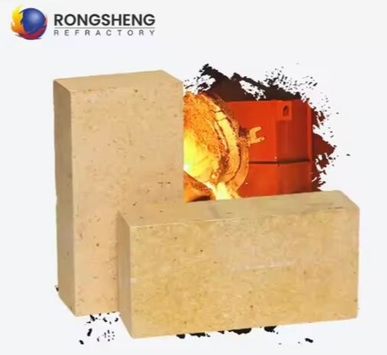 1400 derece Alüminyum Refractory Tuğla Fırın Fırını ve Reaktörleri için Yüksek Alüminyum Tuğla