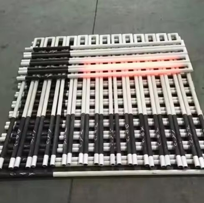 Yüksek Sıcaklık 1400c 1500c Silikon Karbid Çubuk Isıtma Elementi Sic Elektrik Isıtma Tüpleri Fırın için