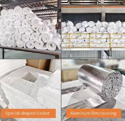 Yüksek sıcaklık yalıtım seramik lif yün Özel Alüminyum silikat seramik lif ürünleri