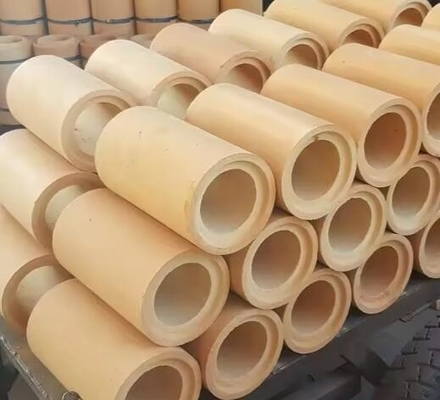 Yüksek Güçlü döküm katı koşucu tuğlalar alümina katı gözenekli nozel tuğlaları
