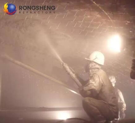 Laddle Lining Refractory Gunning Materials Tundish Spray Coating Gunning Mix Magnezyum bazlı Refractory Repair Mass For Furnace