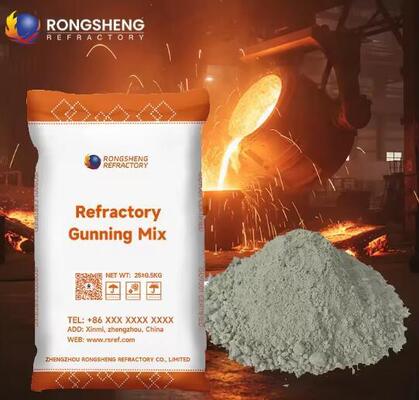 Laddle Lining Refractory Gunning Materials Tundish Spray Coating Gunning Mix Magnezyum bazlı Refractory Repair Mass For Furnace
