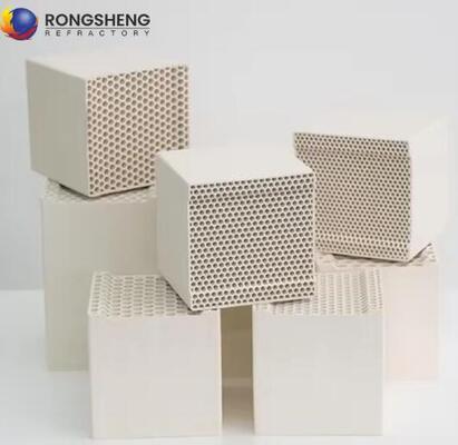 Rongsheng Refractory Honeycomb Ceramic Substrate Round Square Cordierite Alumina Ceramic Heat Exchangers For Chemical Industry
