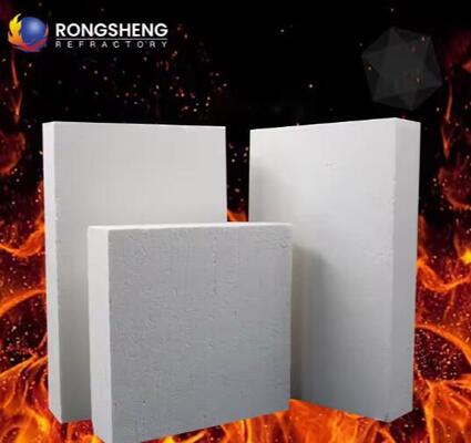 Çin Polikristalin Mullite Fiber Boards 1600C 1800C Mullite Keramik Fiber Board Refractory Furnace Lining Insulation Plate