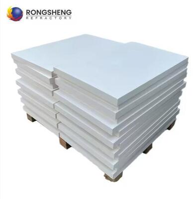 Çin Polikristalin Mullite Fiber Boards 1600C 1800C Mullite Keramik Fiber Board Refractory Furnace Lining Insulation Plate