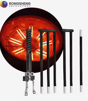 RONGSHENG Özel 1500C 100W-5000W Silikon Karbid Isıtma Elementi Elektrik Fırını ve Fırını İçin Sic Isıtma Çubuğu
