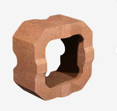 Rongsheng Yüksek Sıcaklıklı Magnezyum Tuğlaları 92 95 MGO Magnezit Tuğlaları Isı Depolama Kapalı Magnezyum Tuğlaları 230x114x65mm