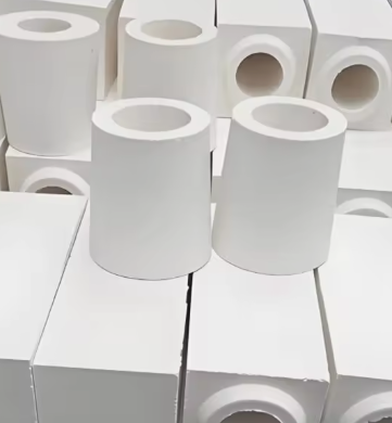 Yüksek Güçlü Isı Şok Dayanıklı Refractory Tuğla Korundum Endüstriyel Fırınlar İçin Mullite Ateş Tuğlaları