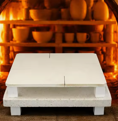 Rongsheng Refractory High Temperature Cordierit Mullite Batts Keramik Fırın Mobilyaları Cordierite Board Fırın Rafları Destek Plakası