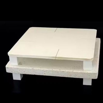 Yüksek sıcaklıklı Cordierite Mullite Keramik Batt Plate Ateşli Keramik Mullite Cordierite Çömlek Mobilyaları için levha