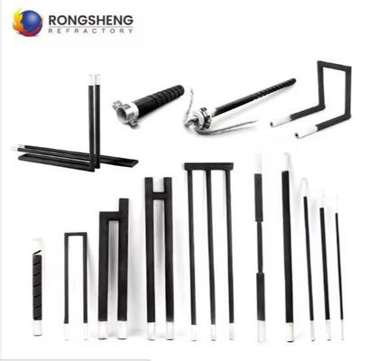 Yüksek Sıcaklık U,W,H,Spiral,Düz Tipi Silikon Karbür Isıtma Elementi Sic Isıtıcılar Sinterleme Fırını için Çubuk