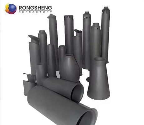 Refractory SIC Ceramic Desulfurization Nozzle Silicon Carbide Ceramic Spiral Tubes Si3N4 Silicon Nitride Spraying Gas Nozzle