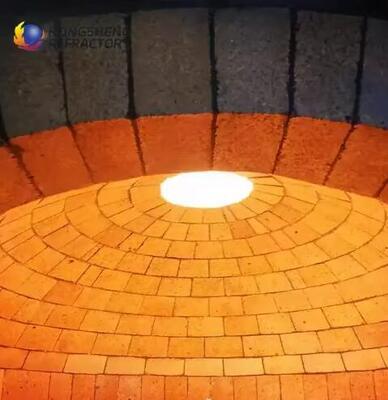 Kimyasallar Organik olmayan kimyasallar Metal olmayan ürünler Ateşe dayanıklı Yüksek sıcaklıklı Dairelik kemerli ateş kil tuğla eğri ateşe dayanıklı pizza fırını ve fırını için tuğlalar